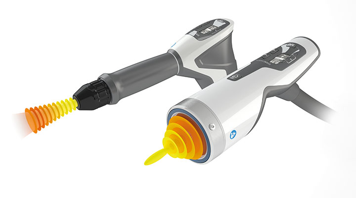 Radial and focused shockwave therapy handpieces